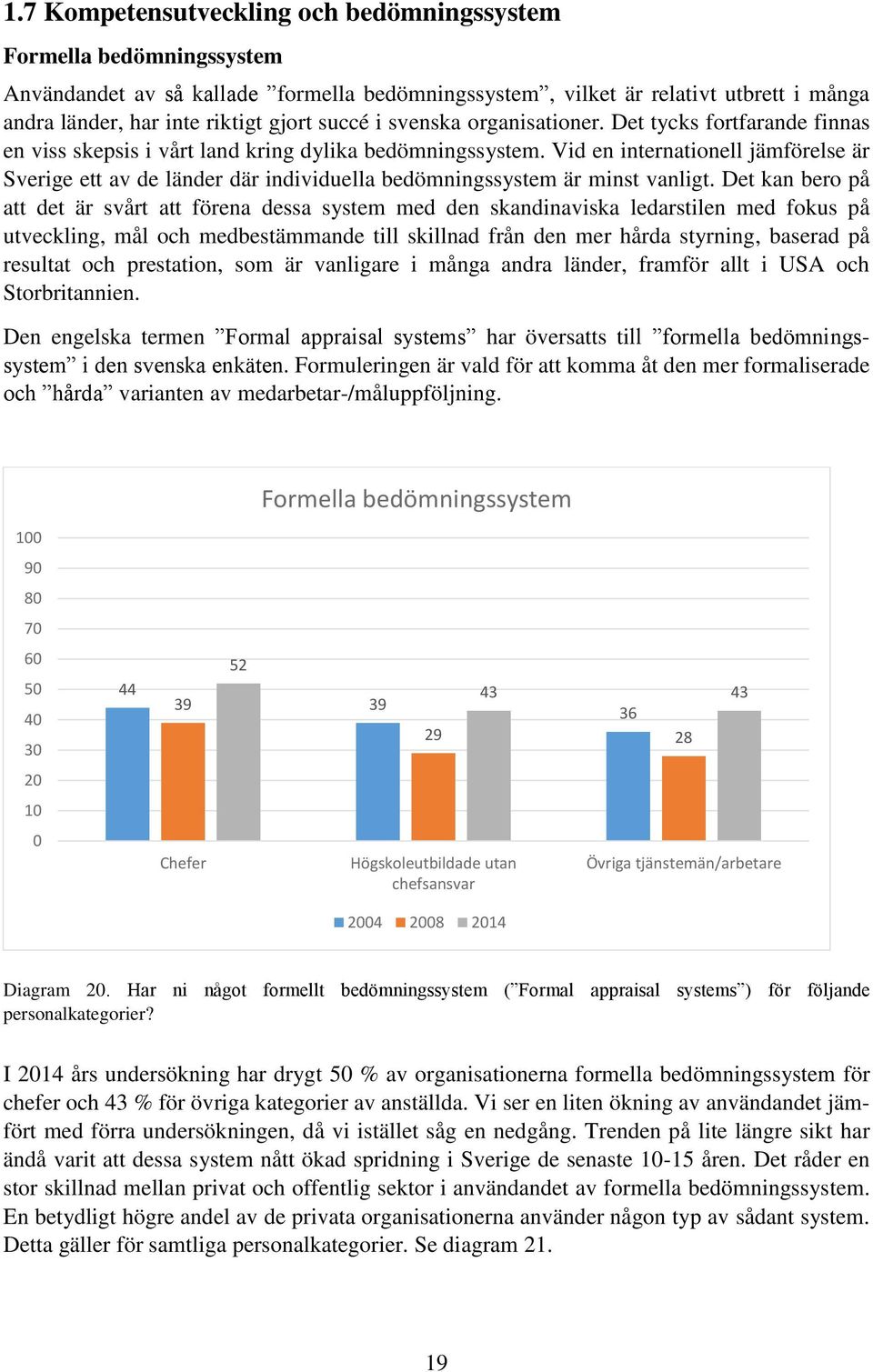 Vid en internationell jämförelse är Sverige ett av de länder där individuella bedömningssystem är minst vanligt.