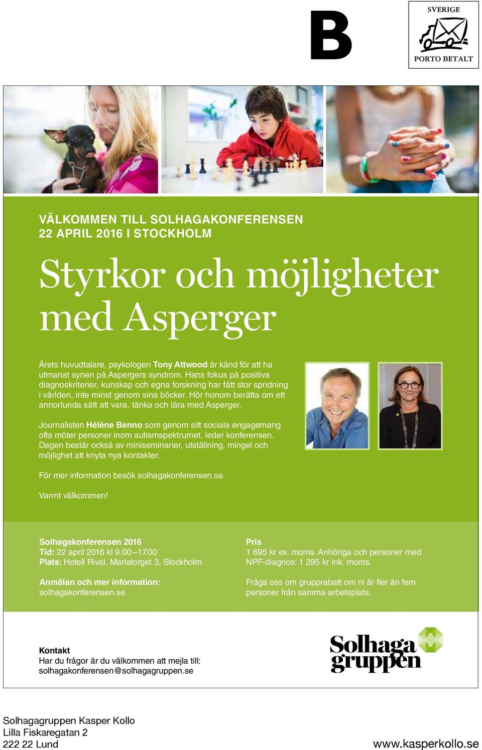 Hör honom berätta om ett annorlunda sätt att vara, tänka och lära med Asperger.