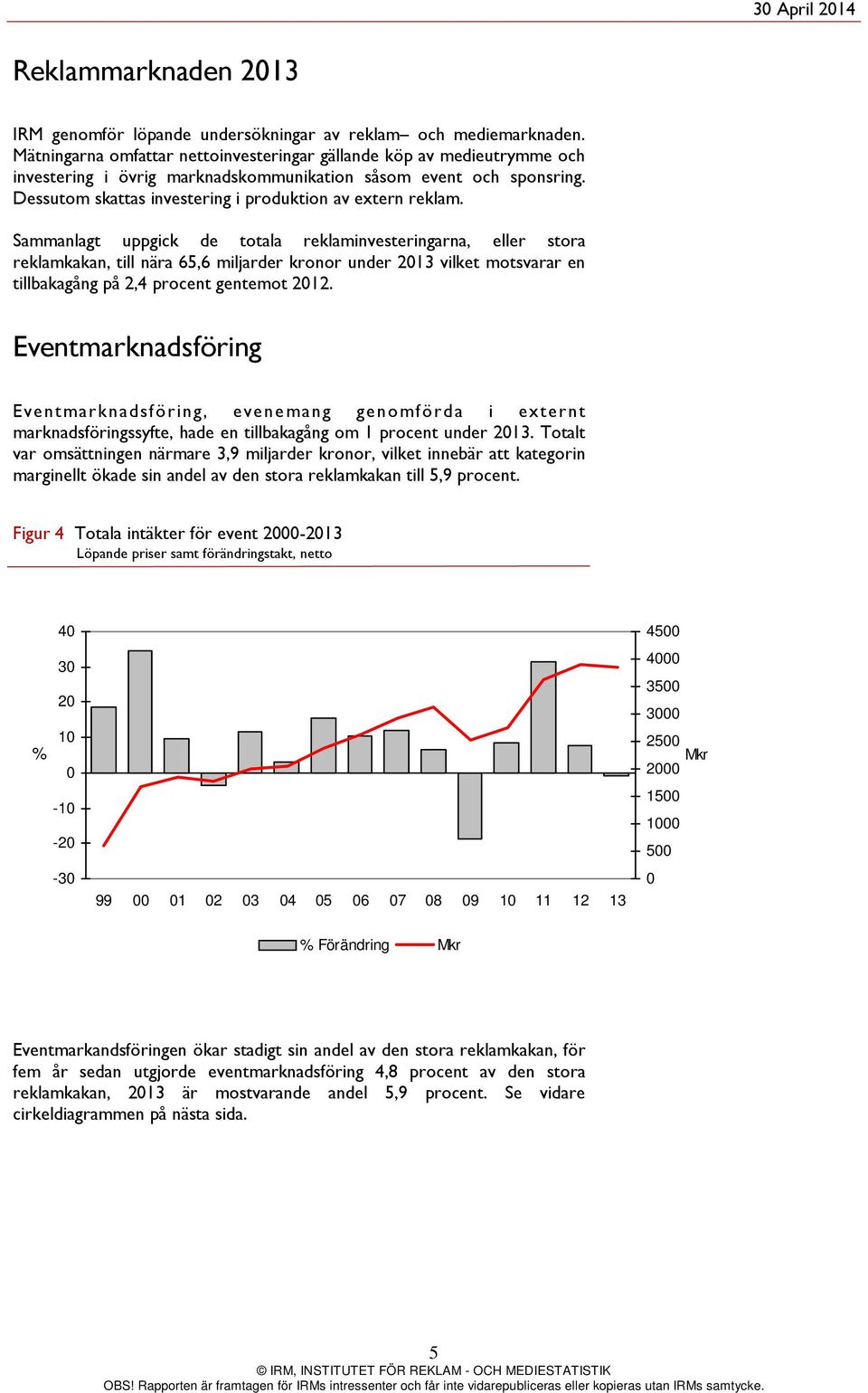 Dessutom skattas investering i produktion av extern reklam.