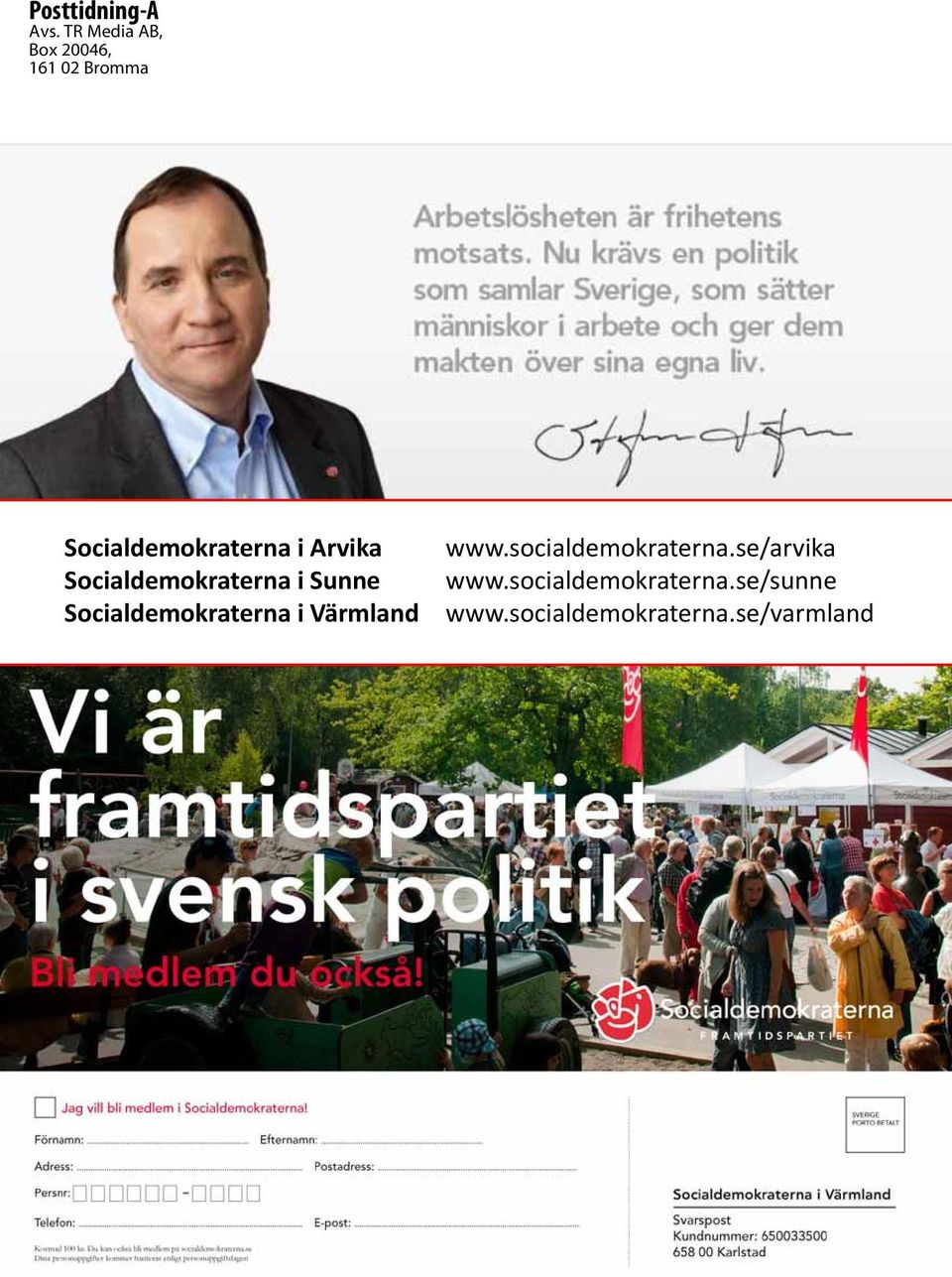 Socialdemokraterna i Sunne Socialdemokraterna i Värmland