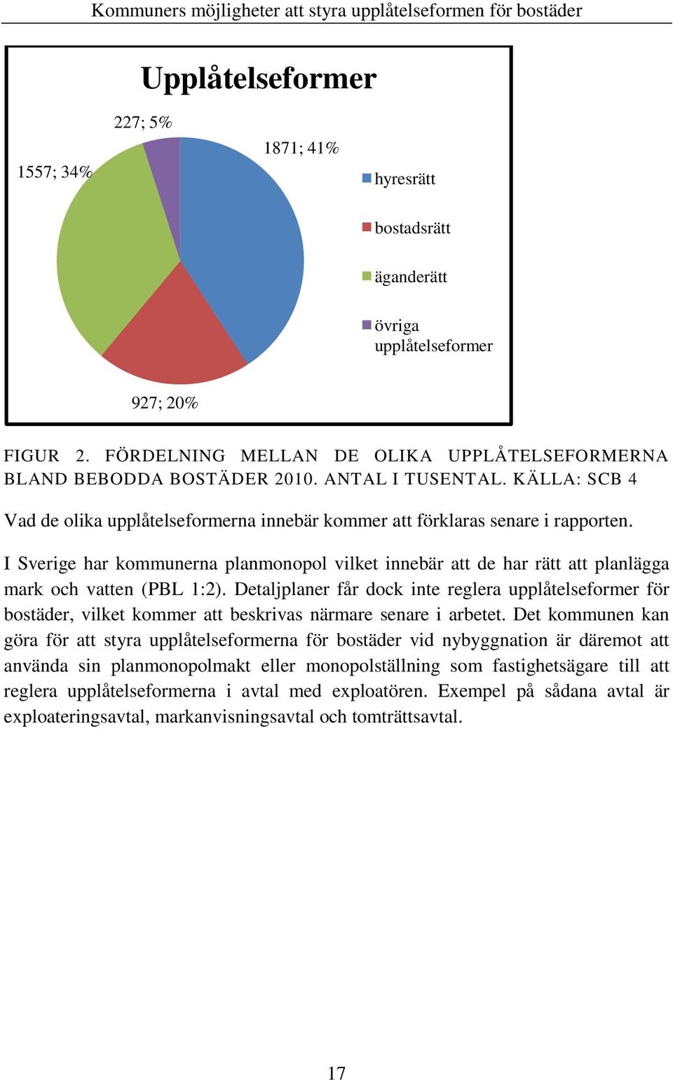 I Sverige har kommunerna planmonopol vilket innebär att de har rätt att planlägga mark och vatten (PBL 1:2).