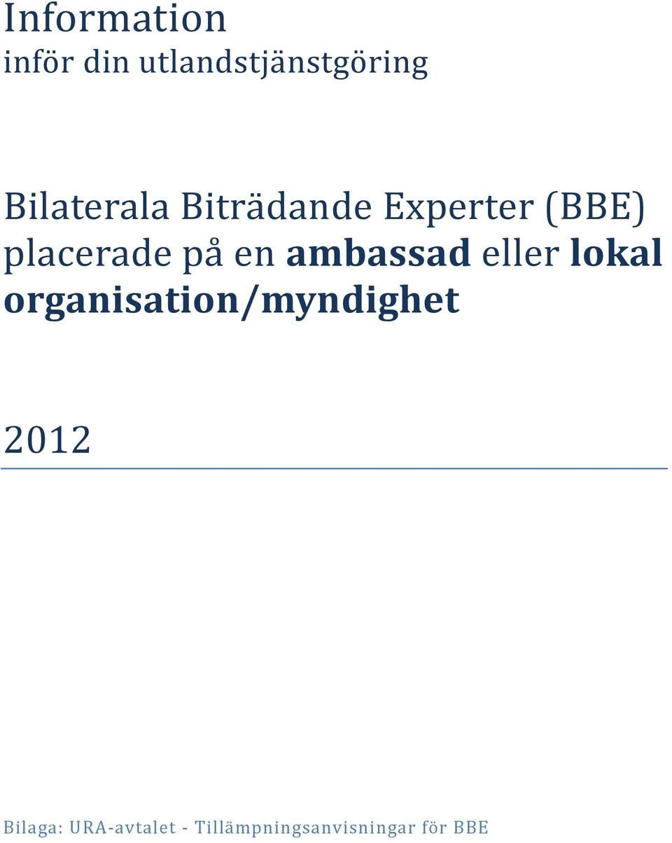 en ambassad eller lokal organisation/myndighet