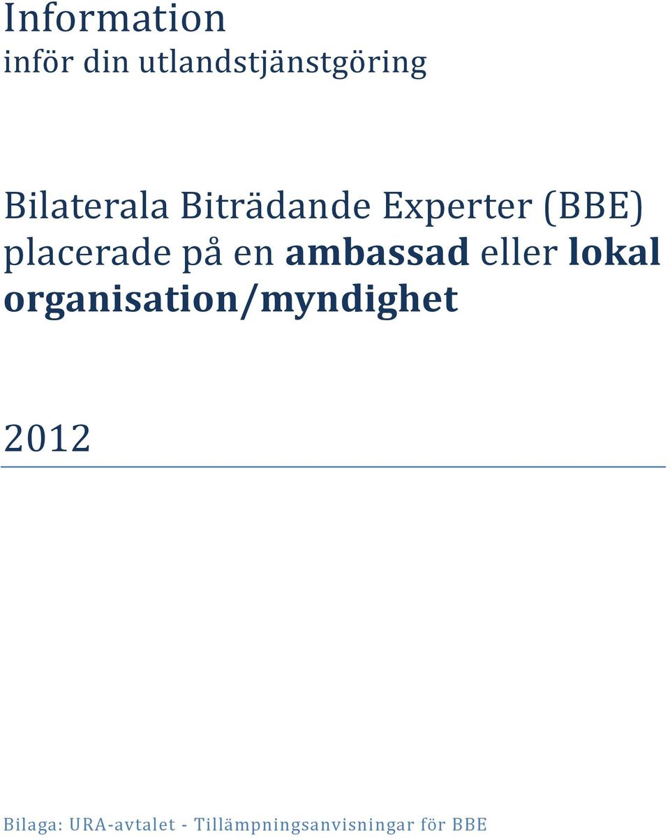 en ambassad eller lokal organisation/myndighet