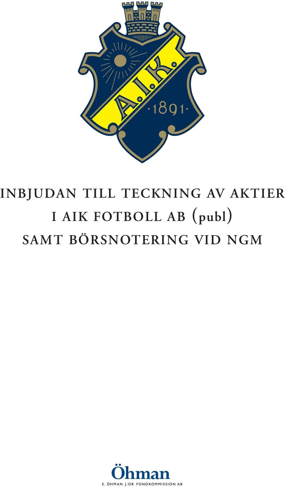 AIK FOTBOLL AB