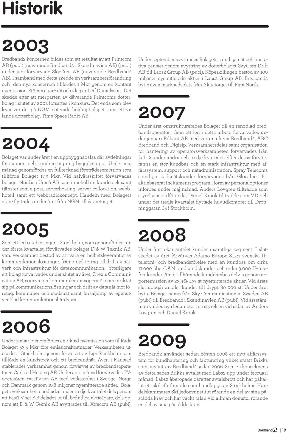 Det skedde efter att merparten av dåvarande Printcoms dotterbolag i slutet av 2002 försattes i konkurs.