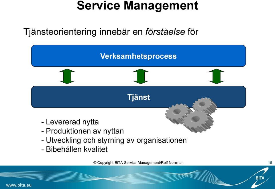 Produktionen av nyttan - Utveckling och styrning av