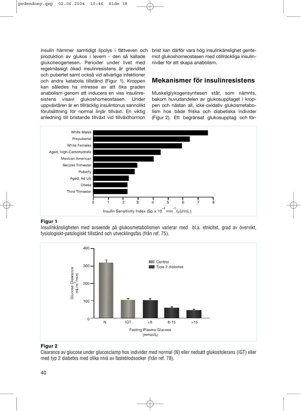 Kroppen kan således ha intresse av att öka graden anabolism genom att inducera en viss insulinresistens visavi glukoshomeostasen.