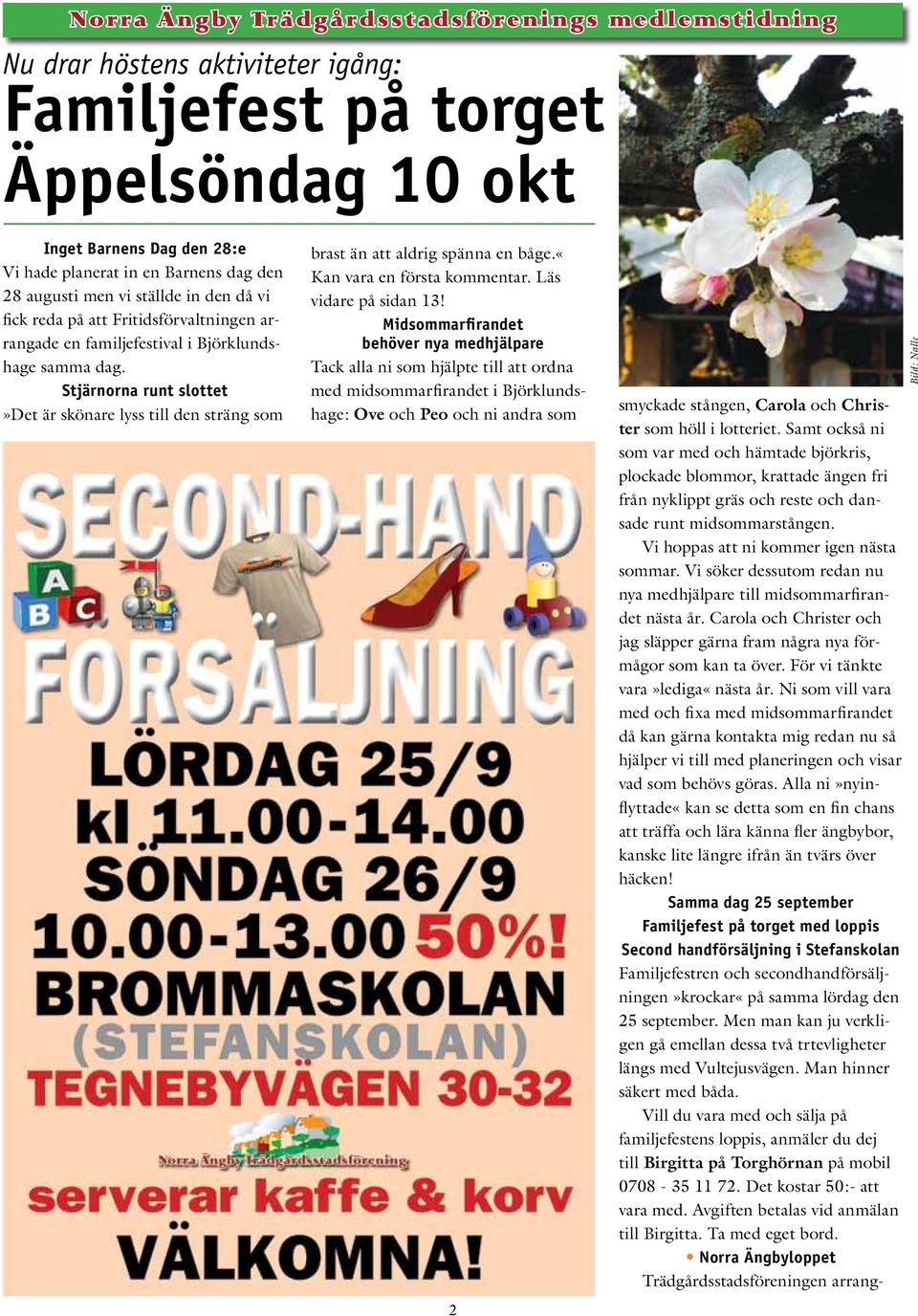 «kan vara en första kommentar. Läs vidare på sidan 13!