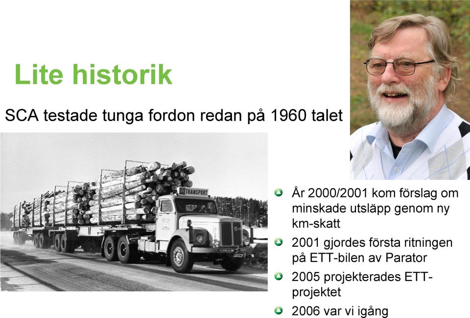 ny km-skatt 2001 gjordes första ritningen på ETT-bilen