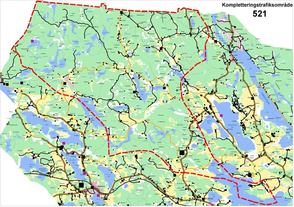 Gruvkärret Lövviksbergen Åkers Dillnäs 20,56 Rostorp Hallsta Klövet 30,44 Ärnsidan jöåsa Klövbonäset 19,45 Heby Ny-Ullevi Ullevi Kritbron Hammarbosätter 12,21 Björndalen Löv Ulvsättersbergen Kokärret