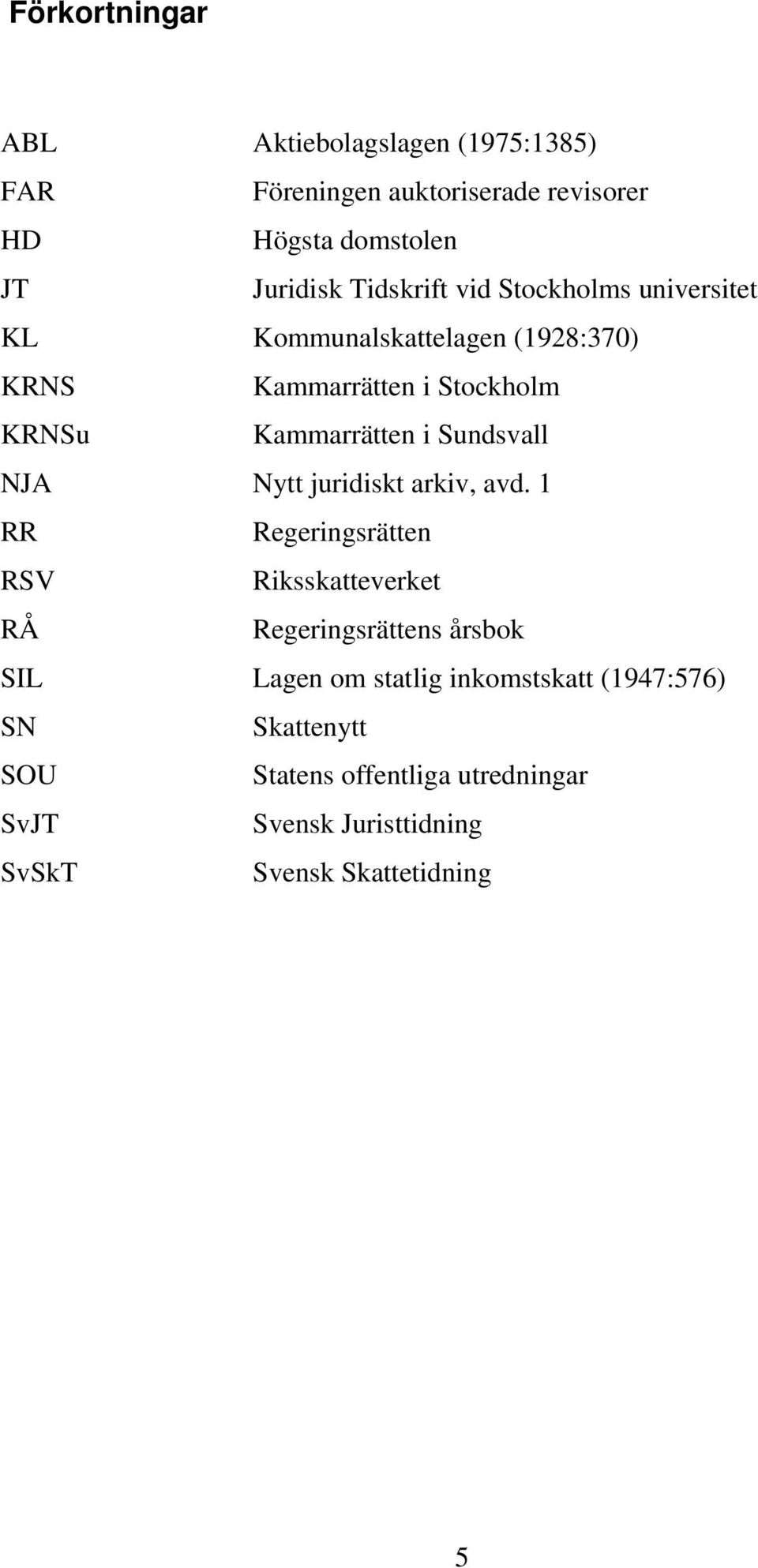 Sundsvall NJA Nytt juridiskt arkiv, avd.