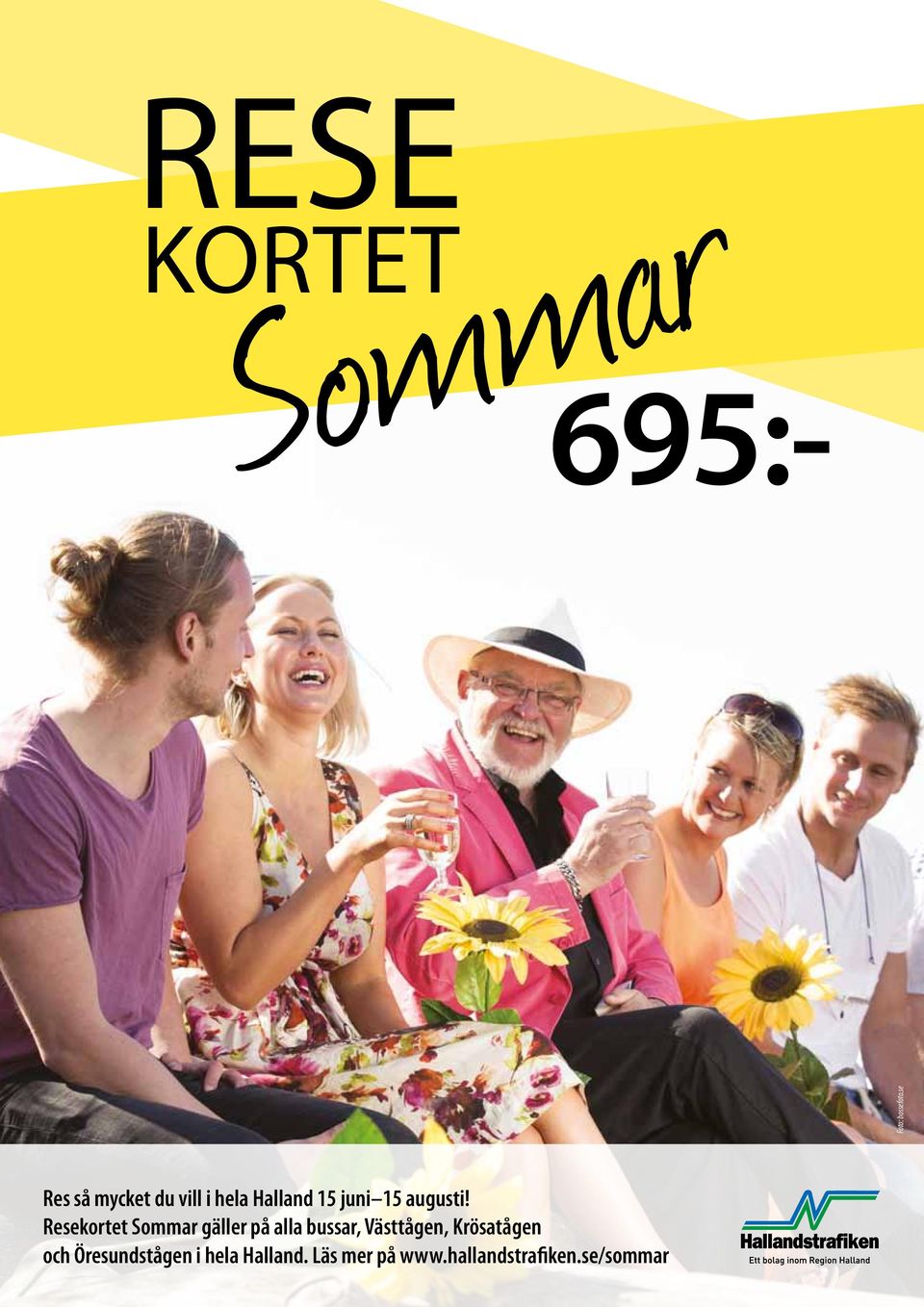 Resekortet Sommar gäller på alla bussar, Västtågen,