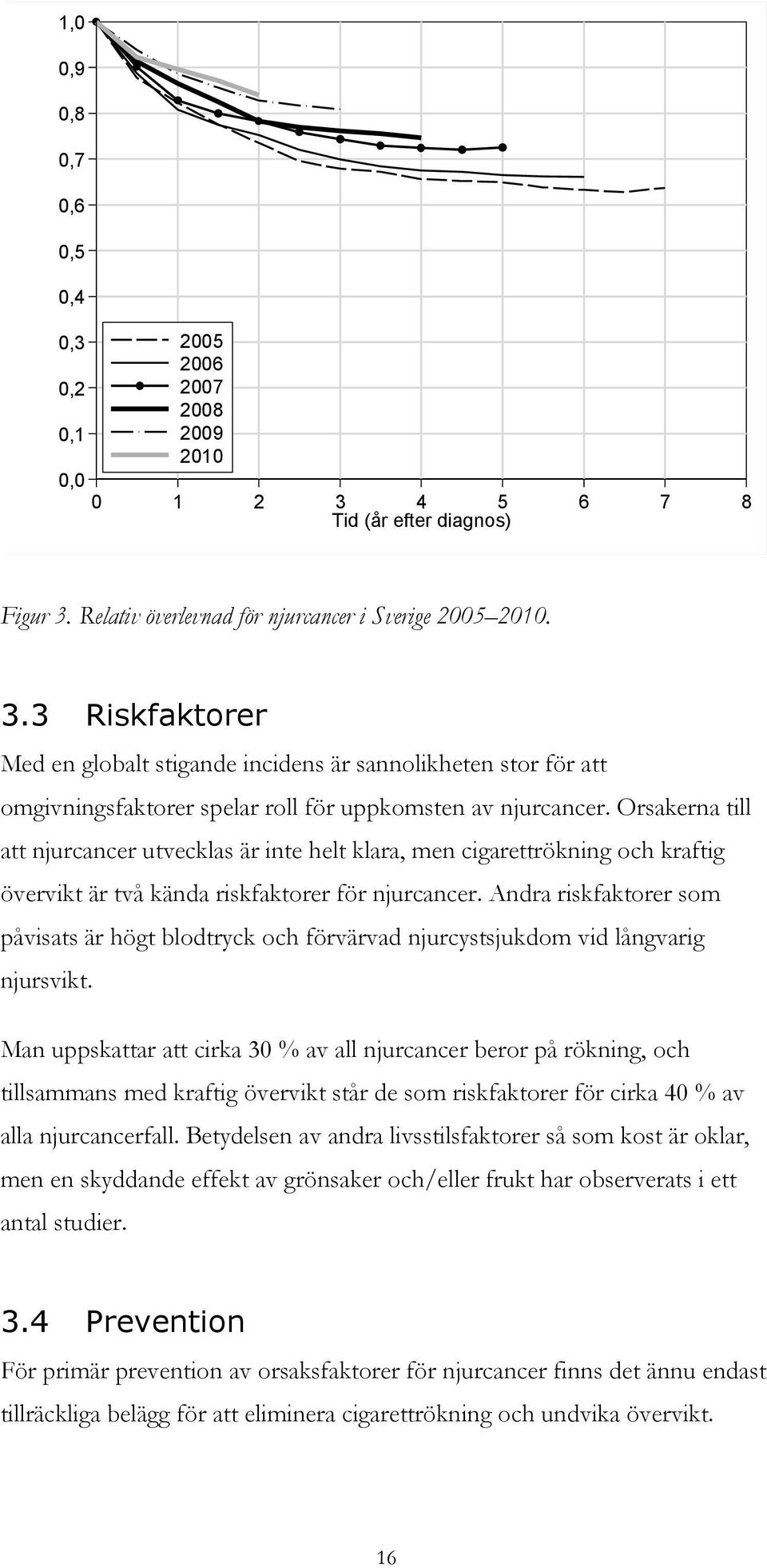 Orsakerna till att njurcancer utvecklas är inte helt klara, men cigarettrökning och kraftig övervikt är två kända riskfaktorer för njurcancer.