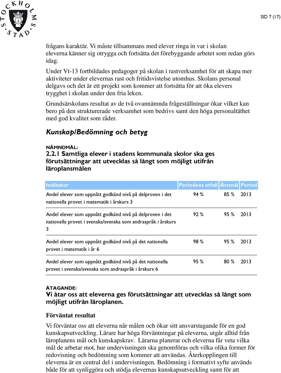 Skolans personal delgavs och det är ett projekt som kommer att fortsätta för att öka elevers trygghet i skolan under den fria leken.