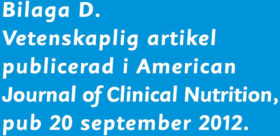 American Journal of Clinical