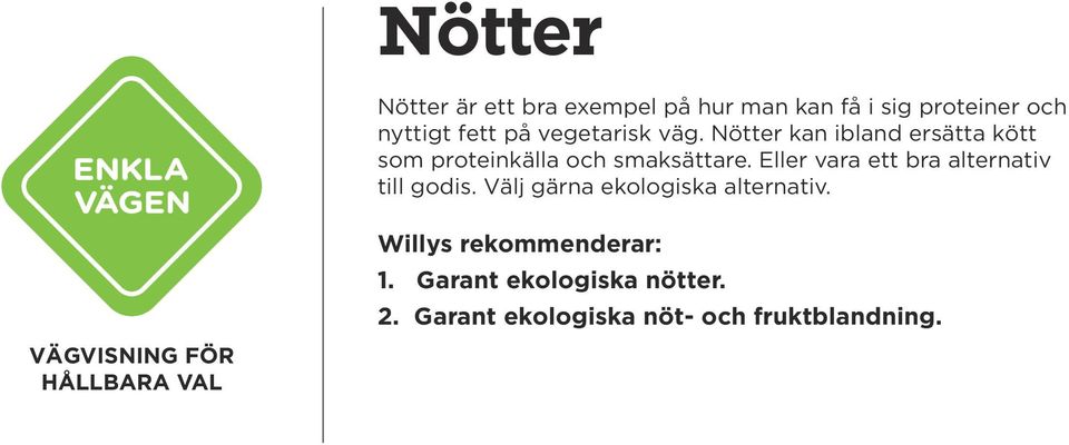 Nötter kan ibland ersätta kött som proteinkälla och smaksättare.