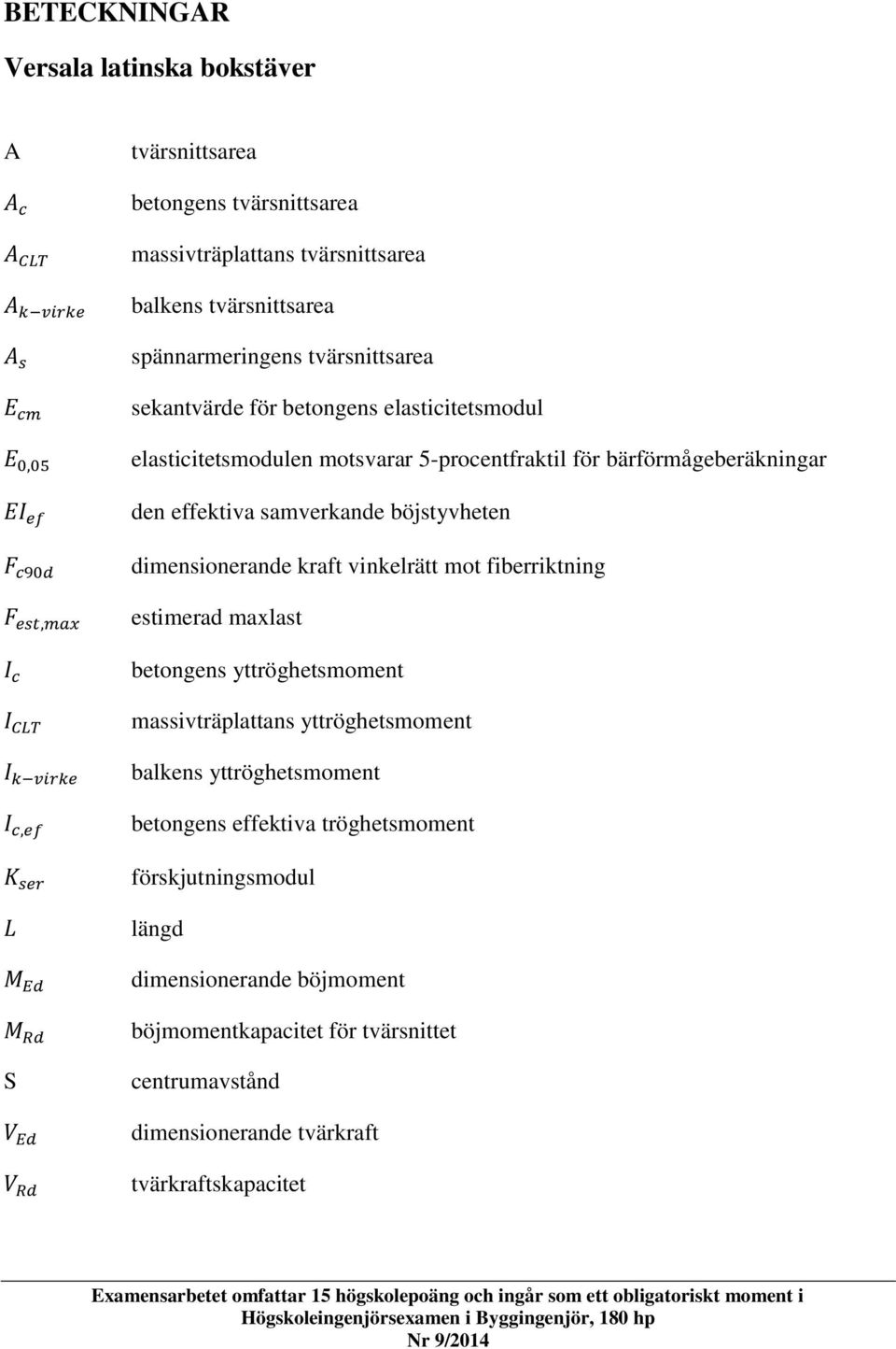 betongens yttröghetsmoment massivträplattans yttröghetsmoment balkens yttröghetsmoment betongens effektiva tröghetsmoment förskjutningsmodul längd dimensionerande böjmoment böjmomentkapacitet för