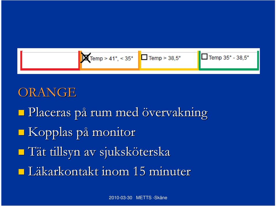 monitor Tät t tillsyn av