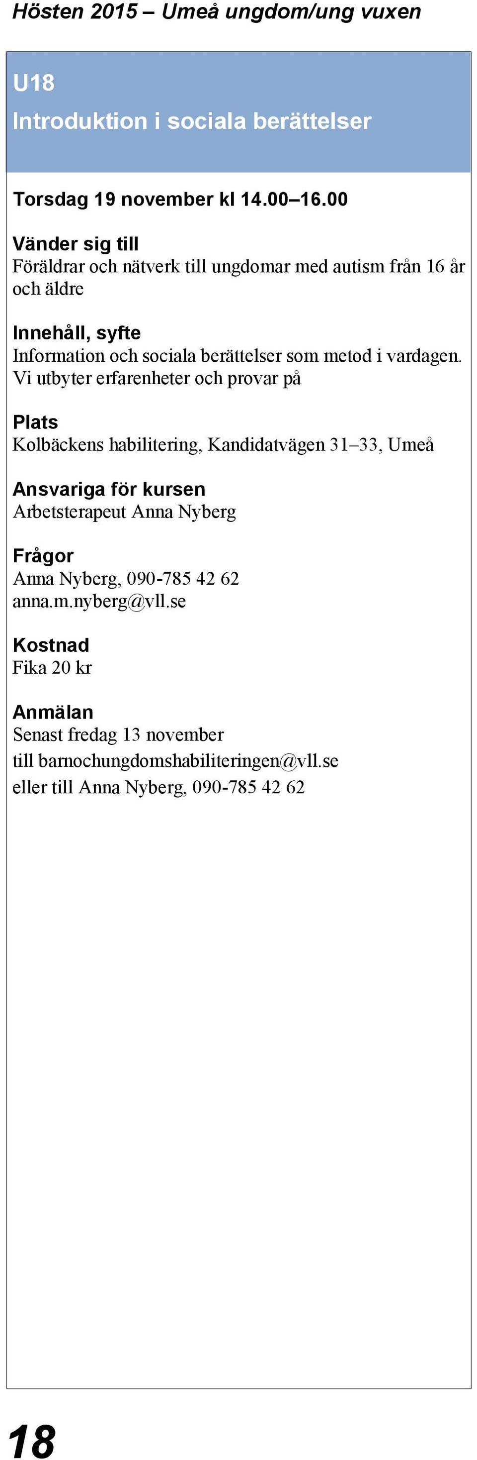 metod i vardagen.