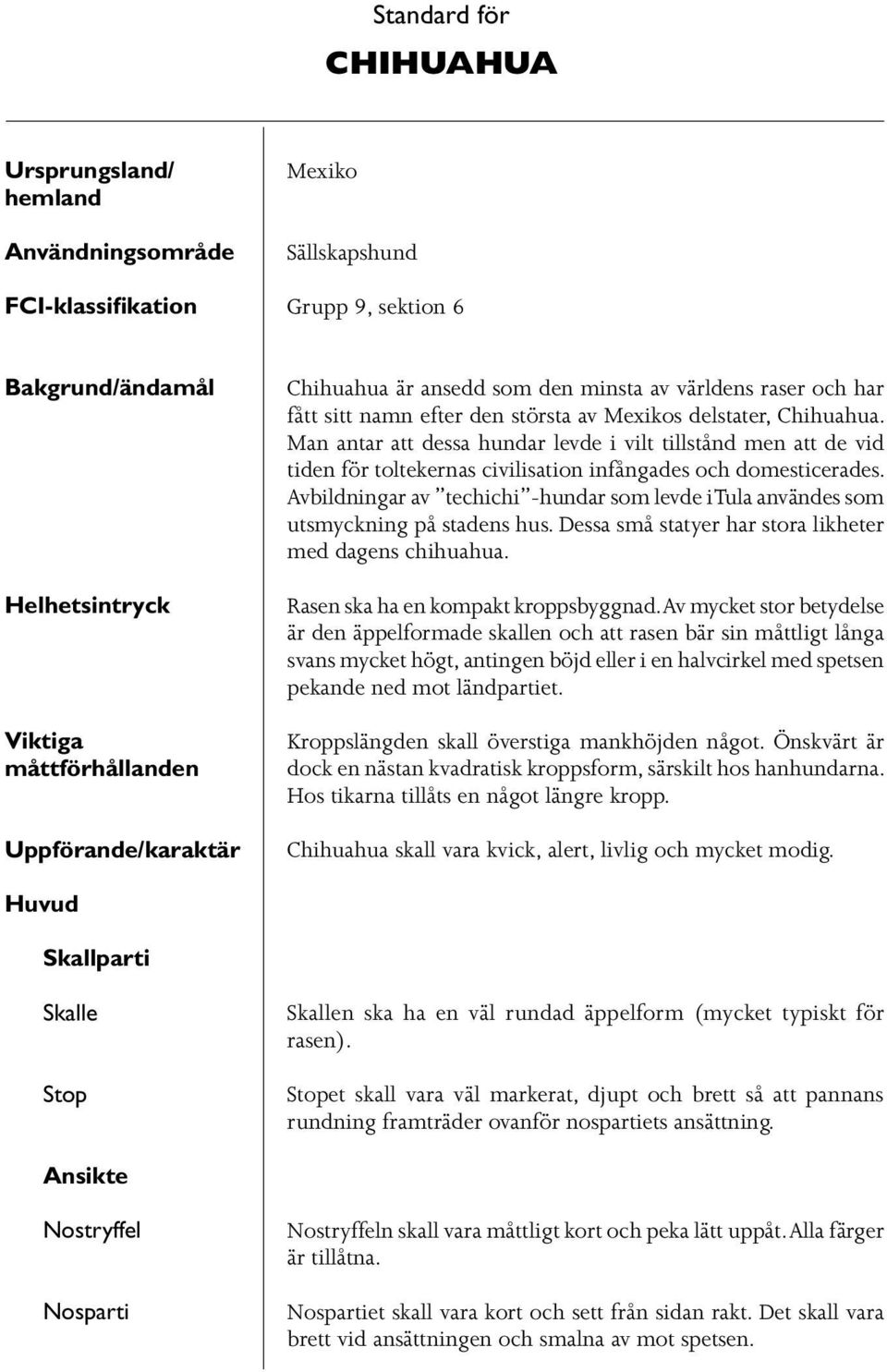 Man antar att dessa hundar levde i vilt tillstånd men att de vid tiden för toltekernas civilisation infångades och domesticerades.