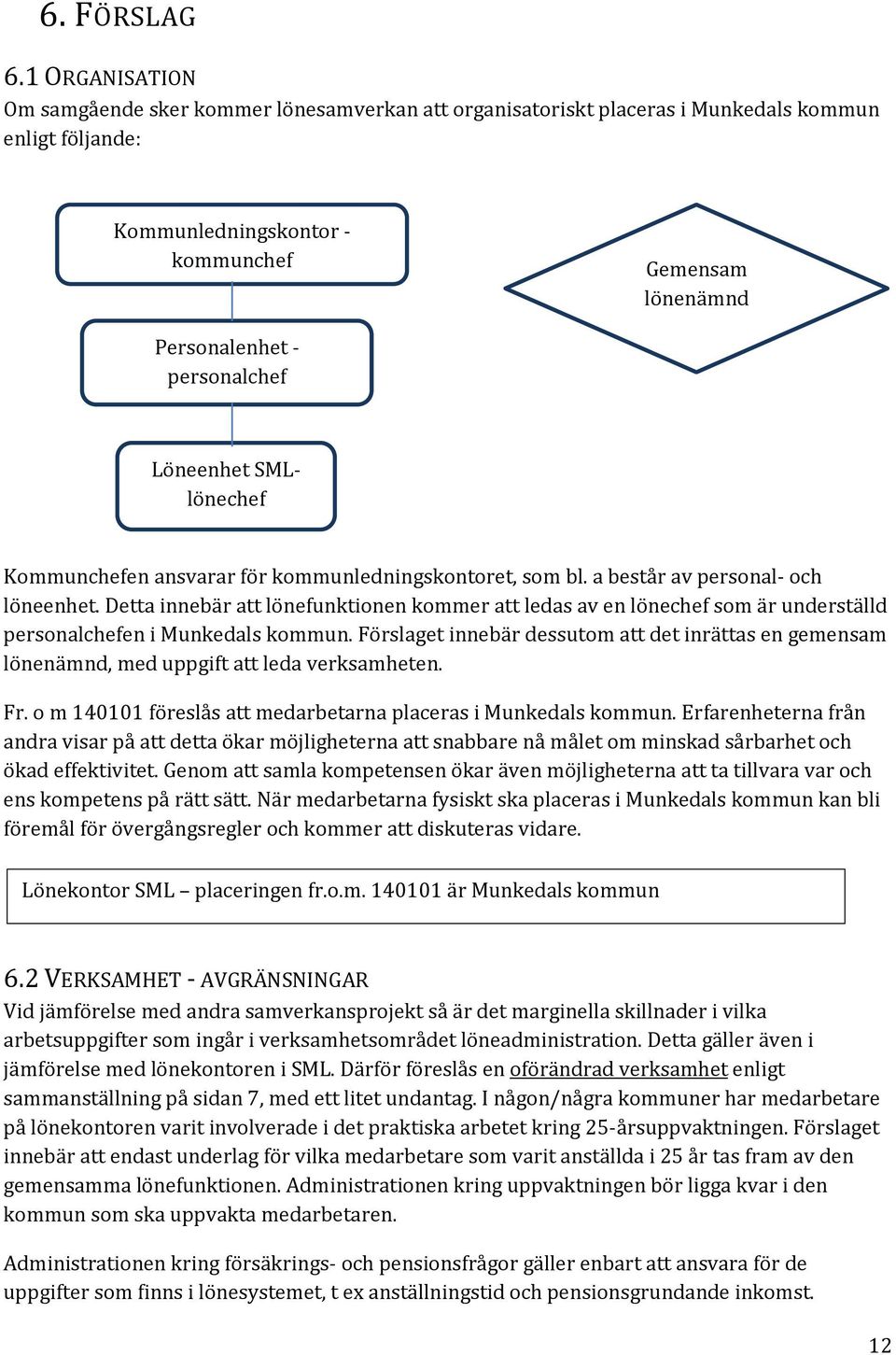 personalchef Löneenhet SMLlönechef Kommunchefen ansvarar för kommunledningskontoret, som bl. a består av personal- och löneenhet.