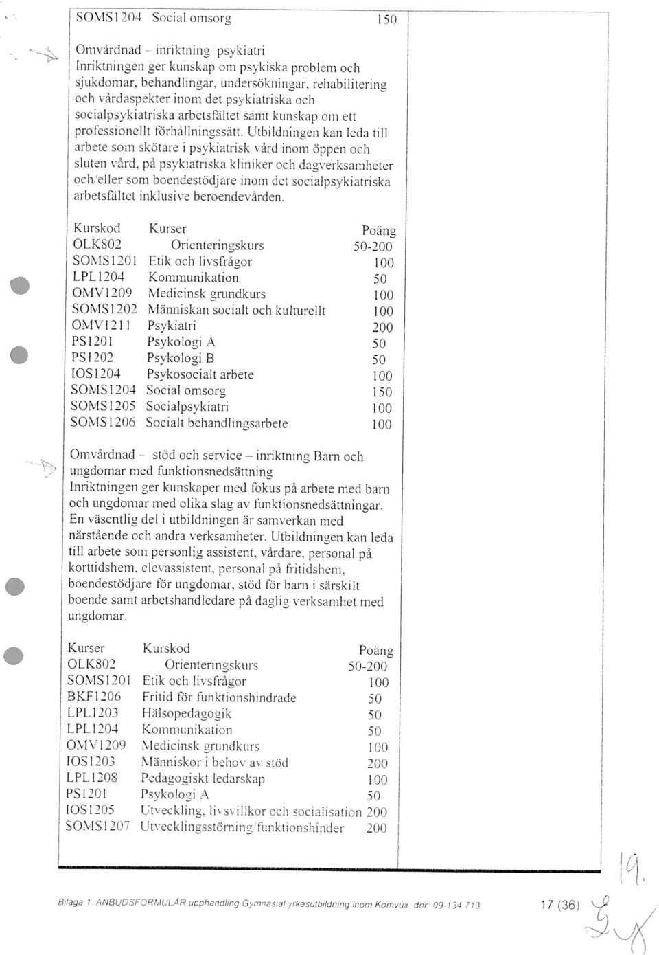 rehabilitering arbetsfbltet inklusive beroende ärdcn. och eller som boendestödjare inom det socialpsykiatriska professionellt förhallningssätt.