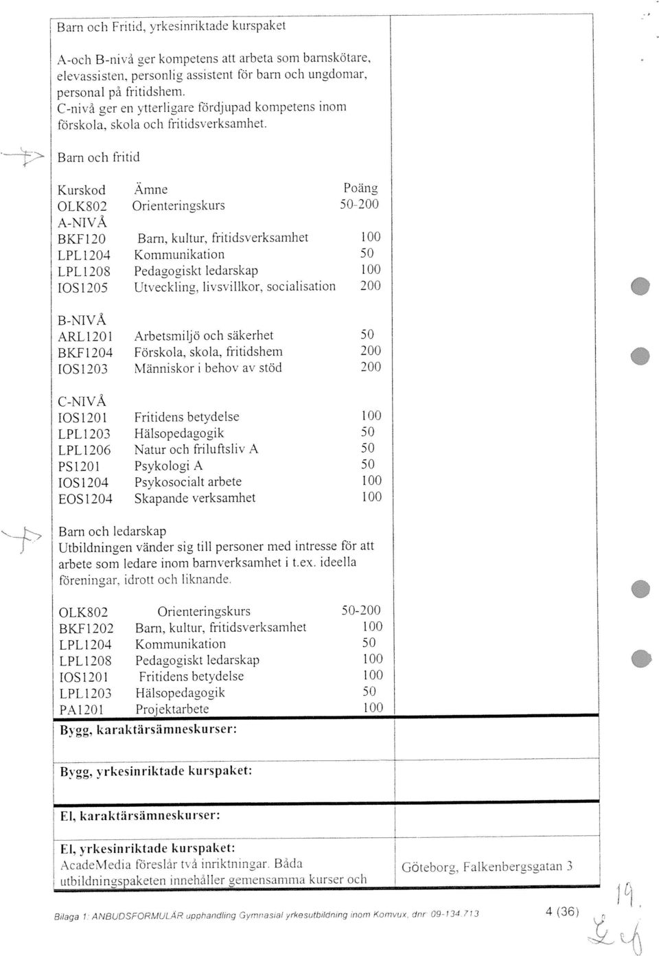 skola och fhtidsverksamhet 1 C-nivå ger en ytterligare tzrdjupad kompetens inom personal pä fritidshem. BKY 1204 Förskola. skola.