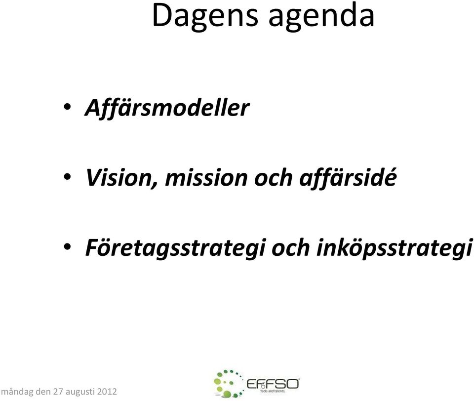 Företagsstrategi och