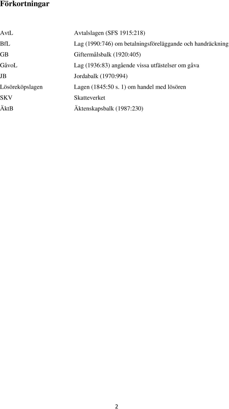 (1936:83) angående vissa utfästelser om gåva JB Jordabalk (1970:994)