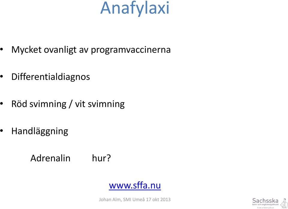 Differentialdiagnos Röd svimning