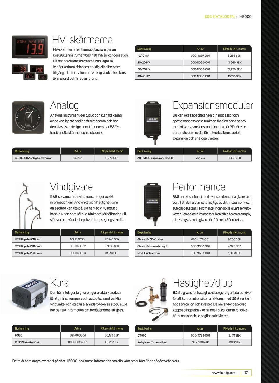 10/10 HV 000-11087-001 6,256 SEK 20/20 HV 000-11088-001 13,349 SEK 30/30 HV 000-11089-001 27,278 SEK 40/40 HV 000-11090-001 45,153 SEK Analog Analoga instrument ger tydlig och klar indikering av de