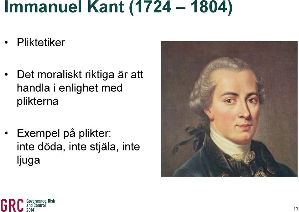 enlighet med plikterna Exempel på