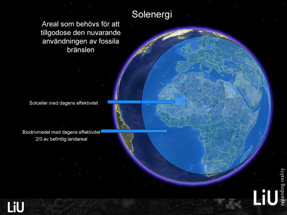 Solenergi Solceller med dagens effektivitet