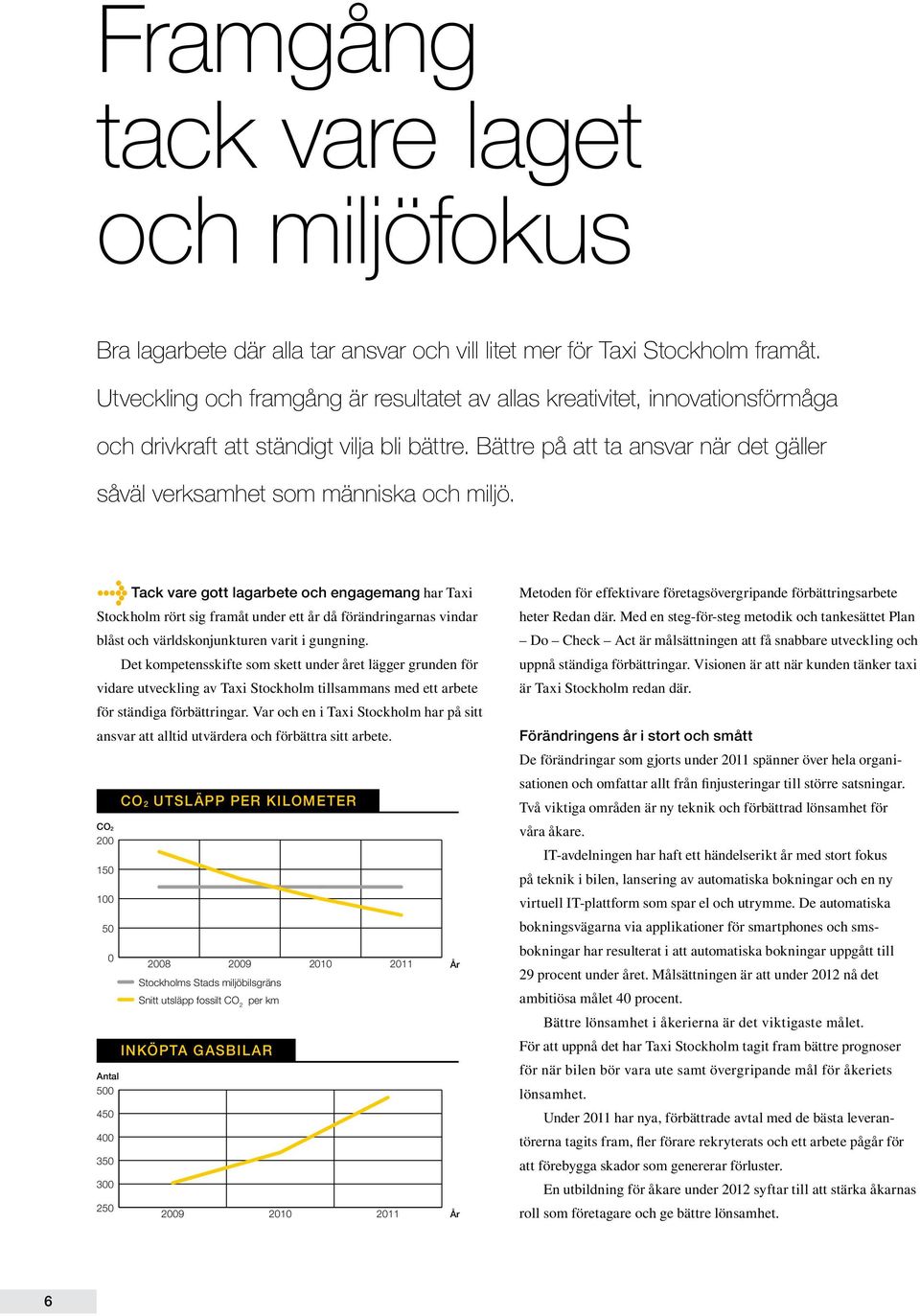 Bättre på att ta ansvar när det gäller såväl verksamhet som människa och miljö.