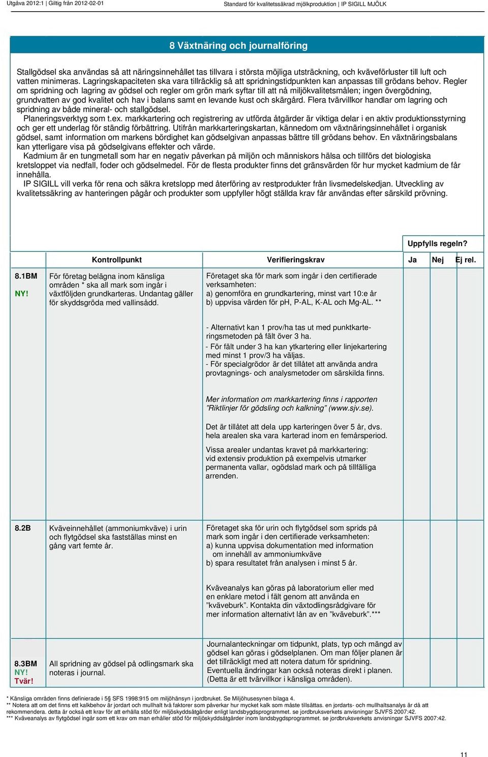 Regler om spridning och lagring av gödsel och regler om grön mark syftar till att nå miljökvalitetsmålen; ingen övergödning, grundvatten av god kvalitet och hav i balans samt en levande kust och