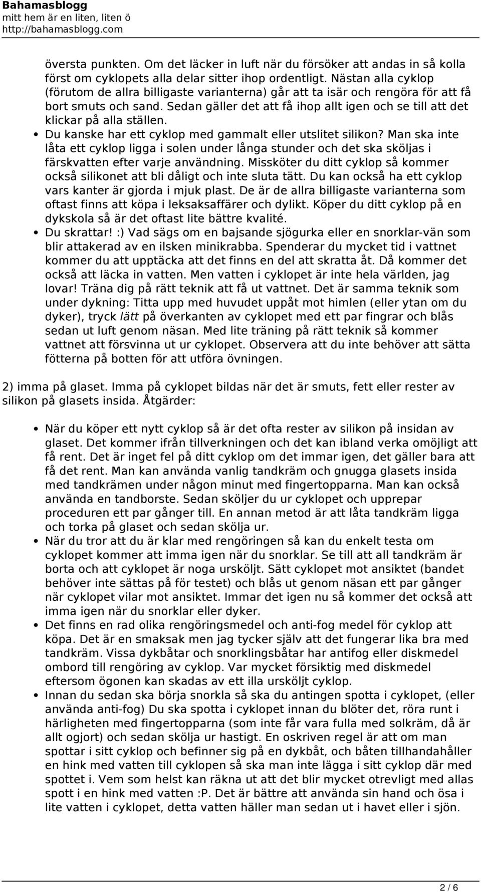 Sedan gäller det att få ihop allt igen och se till att det klickar på alla ställen. Du kanske har ett cyklop med gammalt eller utslitet silikon?