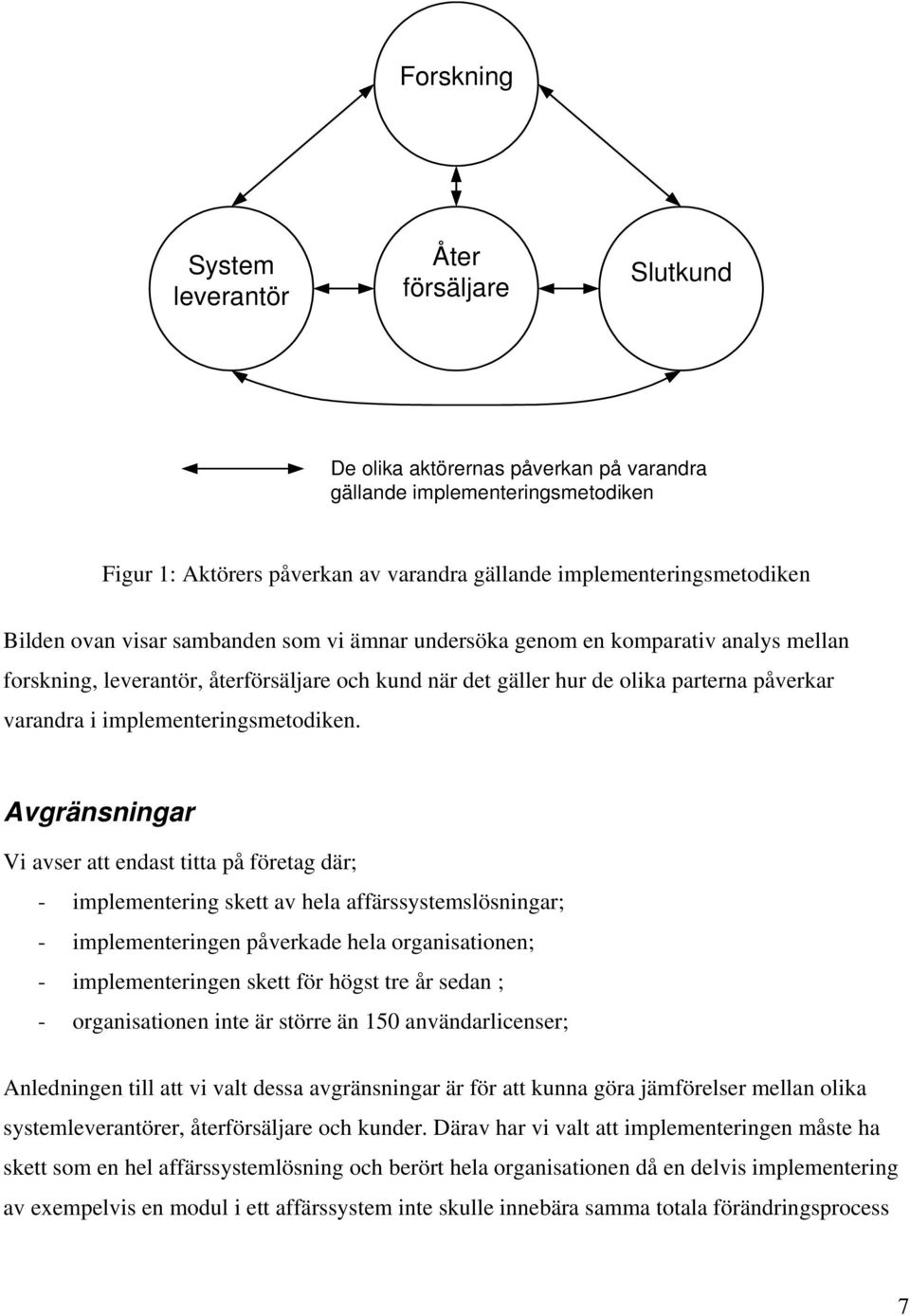 påverkar varandra i implementeringsmetodiken.