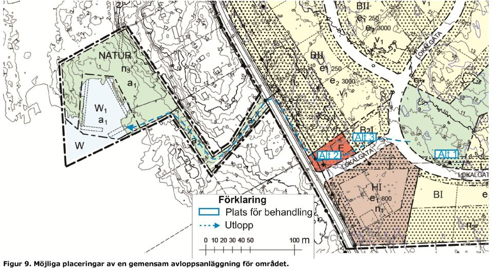 placeringar av en