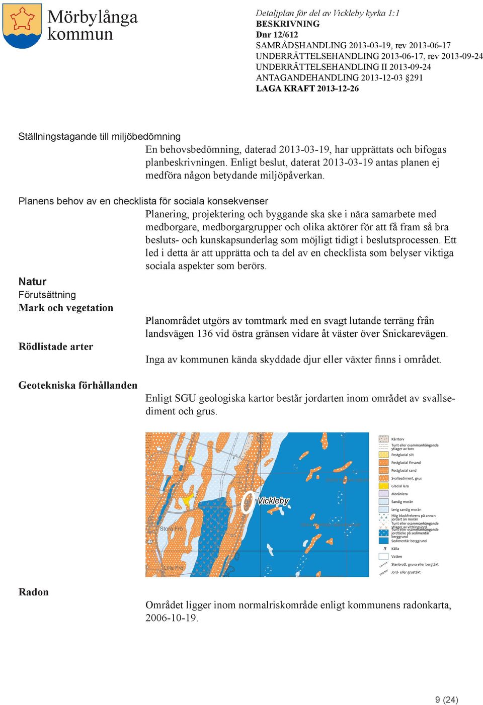 Planens behov av en checklista för sociala konsekvenser Planering, projektering och byggande ska ske i nära samarbete med medborgare, medborgargrupper och olika aktörer för att få fram så bra