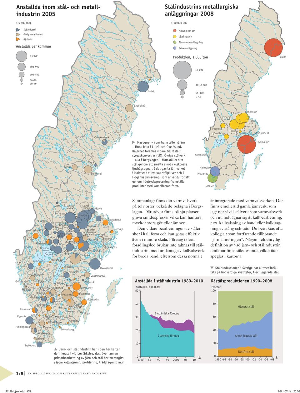 Pulveranläggning 2, - 3, > Produktion, ton 5 999 3, - 4, 499 > Kalix 5 99 49 Ljusbågsugn, 5, - 2, Skellefteå 5 5 2, - 3, Sandviken Hofors Smedjebacken Söderfors Avesta 3, - 4, Hagfors Björneborg