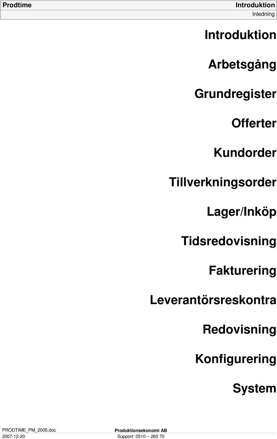 Tidsredovisning Fakturering Leverantörsreskontra