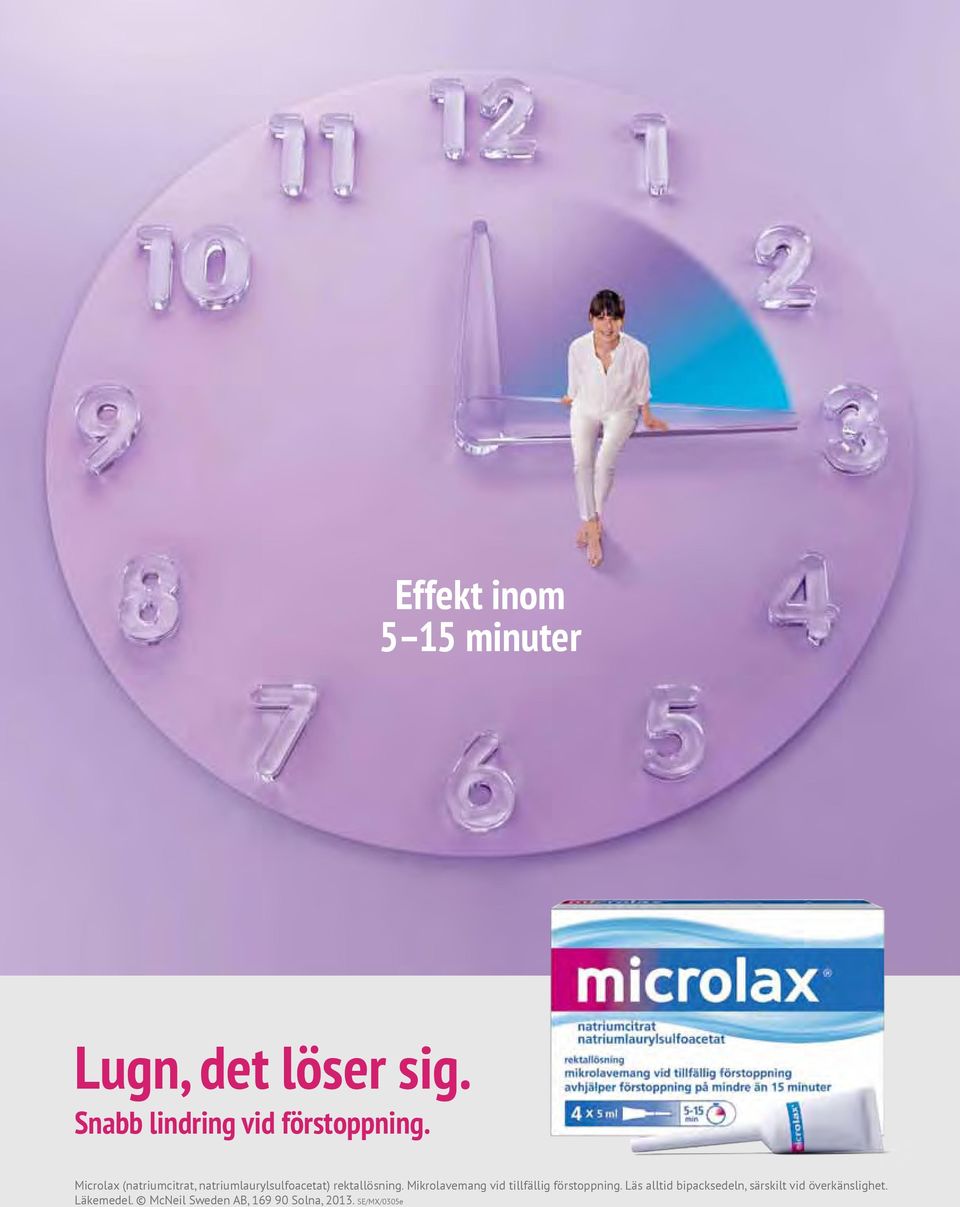 Microlax (natriumcitrat, natriumlaurylsulfoacetat) rektallösning.