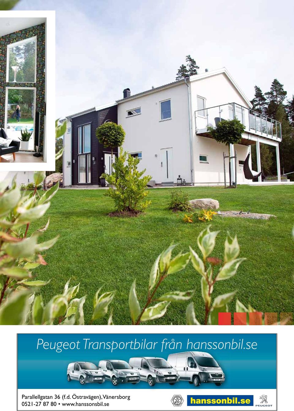 Östravägen), Vänersborg 0521-27 87 80 www.hanssonsbil.