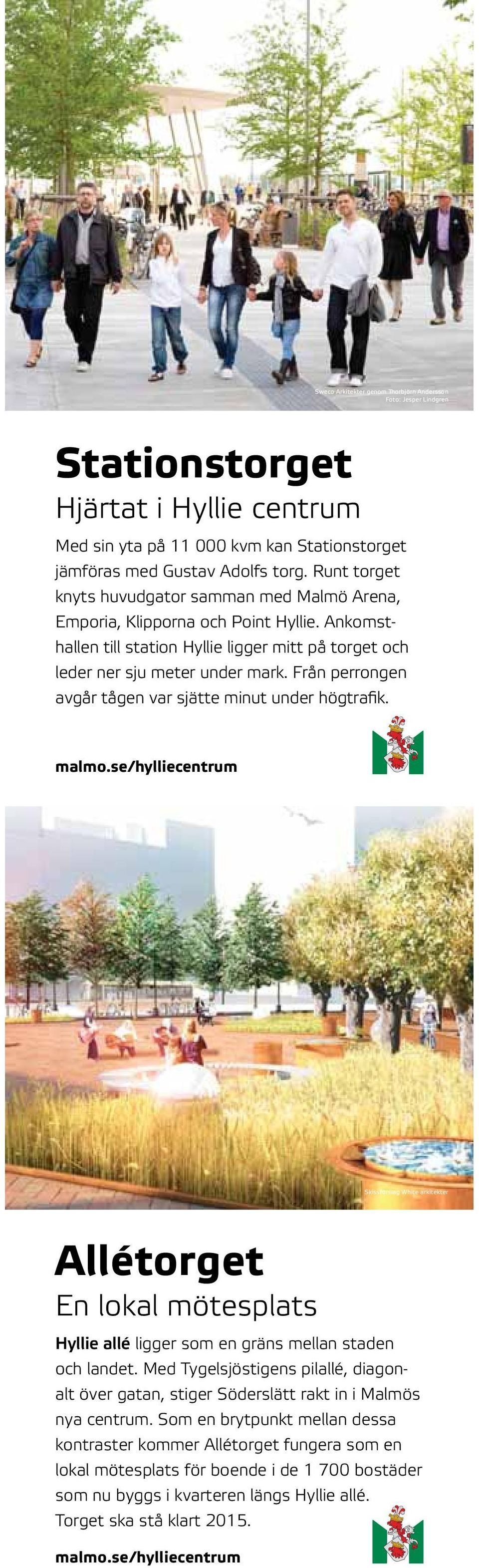 Från perrongen avgår tågen var sjätte minut under högtrafik. malmo.