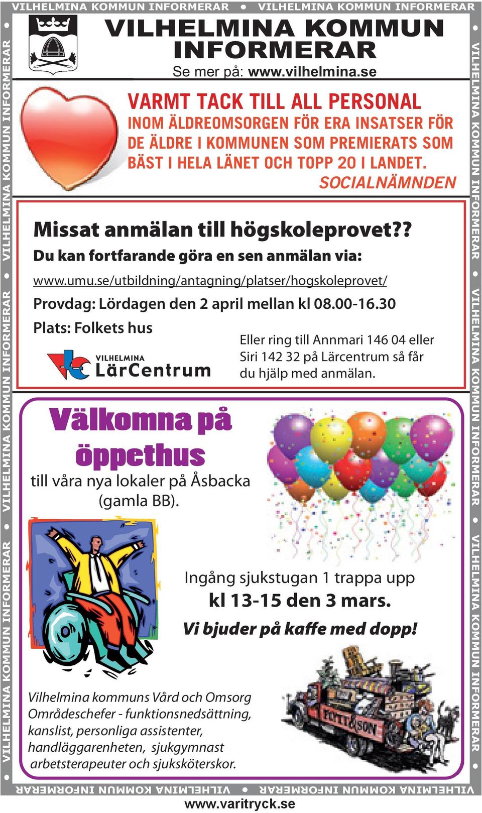 ? Du kan fortfarande göra en sen anmälan via: www.umu.se/utbildning/antagning/platser/hogskoleprovet/ Provdag: Lördagen den 2 april mellan kl 08.00-16.