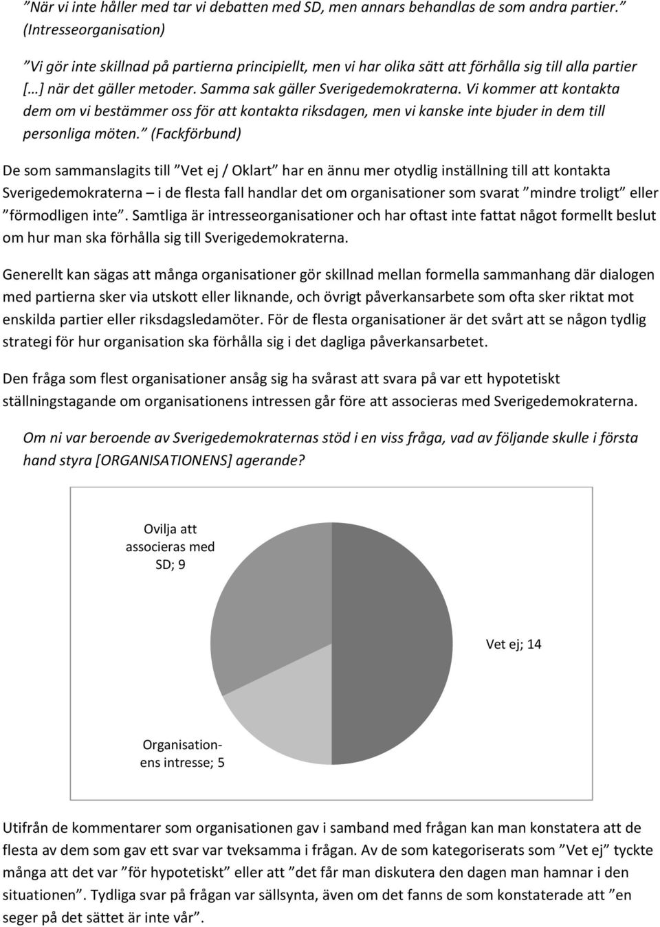 Vi kommer att kontakta dem om vi bestämmer oss för att kontakta riksdagen, men vi kanske inte bjuder in dem till personliga möten.