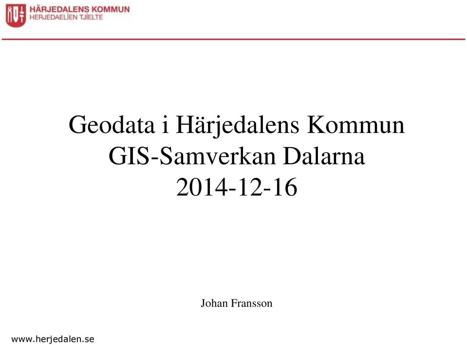 GIS-Samverkan