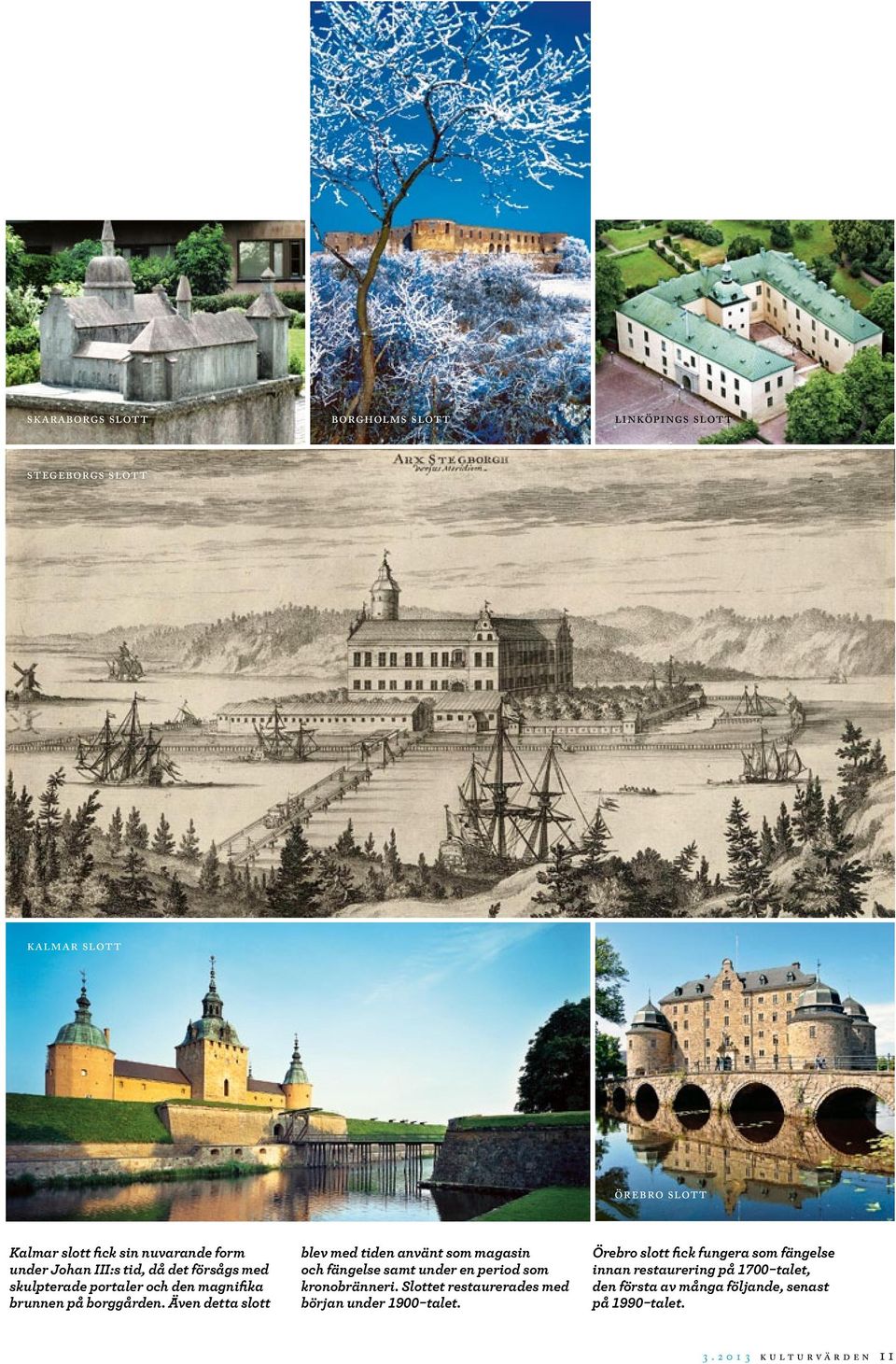Även detta slott blev med tiden använt som magasin och fängelse samt under en period som kronobränneri.