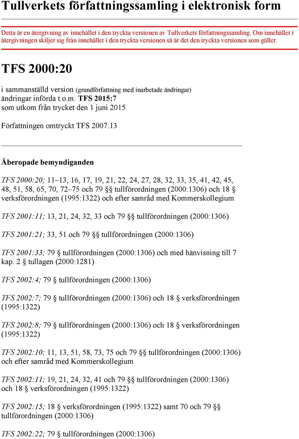 TFS 2000:20 i samm