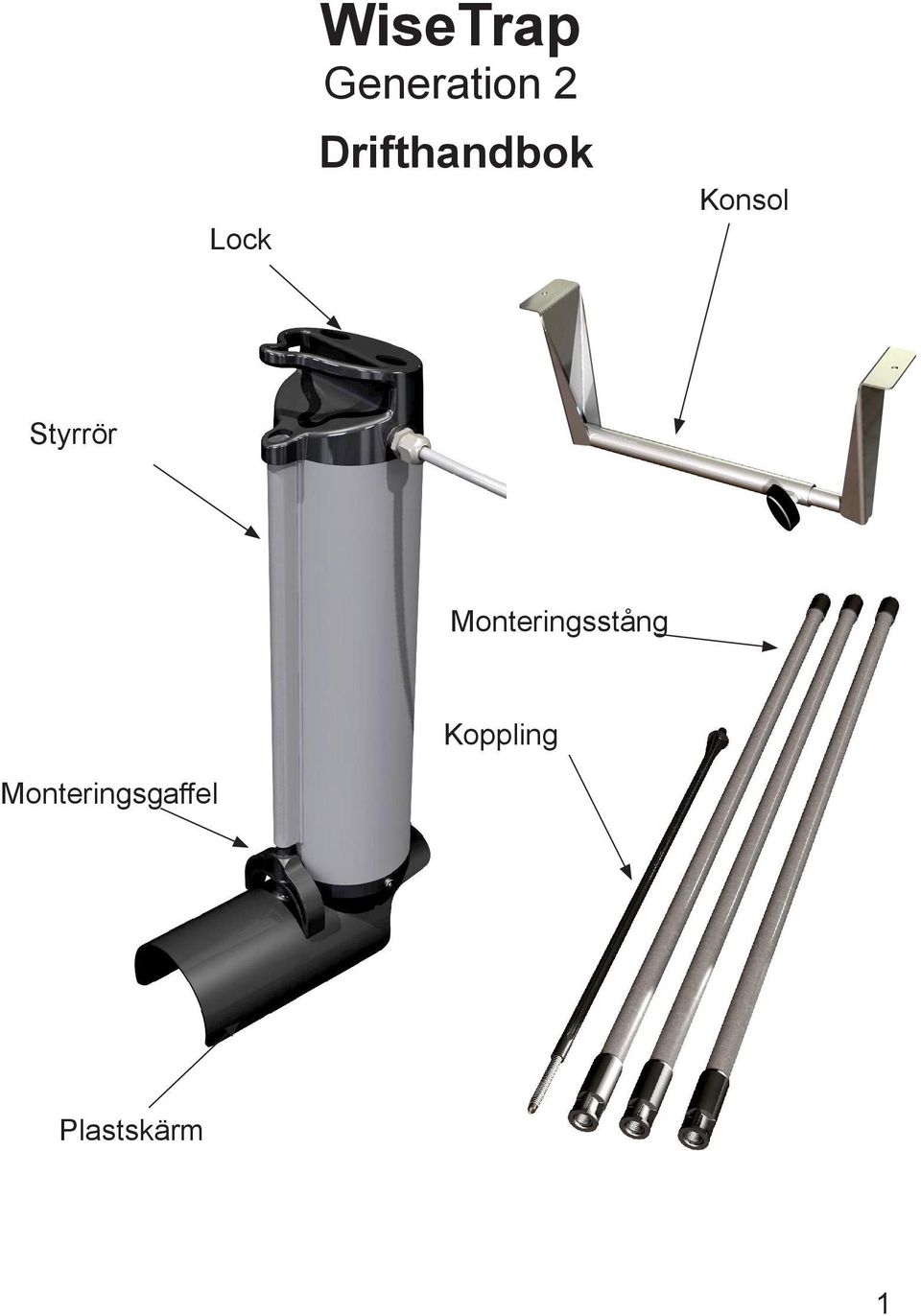 Monteringsstång Koppling